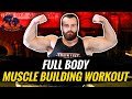 The Best Full Body Workout To Build Muscle At Home (NO EQUIPMENT)
