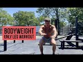 HIGH VOLUME BODYWEIGHT ONLY LEG WORKOUT | GIANT SETS FOR LEG GROWTH
