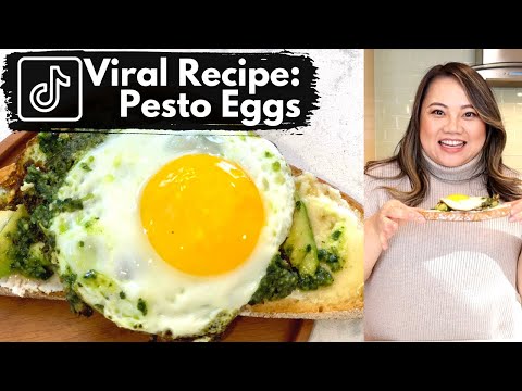 TikTok's Viral Pesto Eggs, Testing at Home
