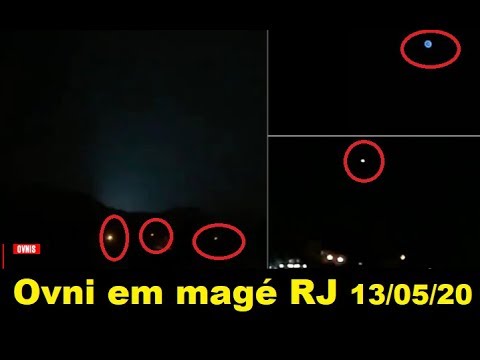 Aparição de OVNIs em Magé RJ intriga população 13/05/2020 Brasil