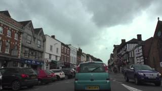 preview picture of video 'Driving On Bromyard Road, The Homend & High Street, Ledbury, Herefordshire, UK 12th September 2014'