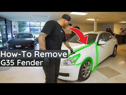 How to Remove a G35/G37 Sedan Fenders | Install