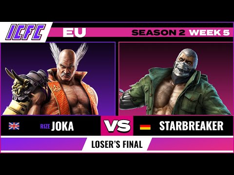 RIZE JoKa (Heihachi) vs Starbreaker (Bryan) ICFC EU: Season 2 Week 5 - Loser's Final