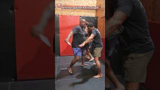 Defense against a knife attack. #lasvegascombatacademy ense