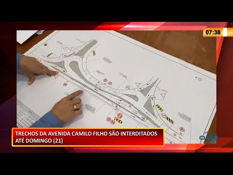 STRANS faz interdição temporária na Avenida Professor Camilo Filho no Todos Os Santos 19 02 2021