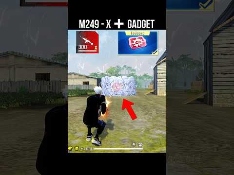 M249 X + Gadget 🔥 Best Weapon Combination | Fast Gloo Wall Destroy #srikantaff