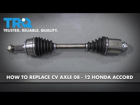 How to Install Front Passenger CV Axle 08-12 Honda Accord