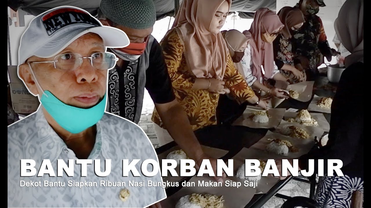 Dekot Bantu Siapkan Ribuan Nasi Bungkus Bagi Korban Banjir