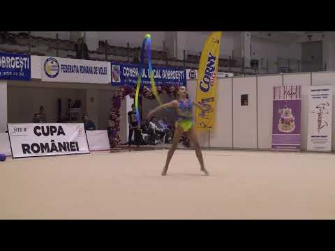 Miruna Ioana Ciocirlan CSM Ploiesti Junior Ribbon Cupa Romaniei Rhythmic Gymnastics 15 November 2018