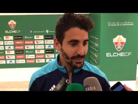 Javi Carpio tras Elche-Cádiz (08-01-17)