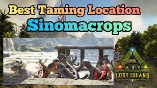 Best Sinomacrops Tame Location and How To | ARK Lost Island