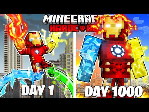 1000 Days as Elemental Ironman in Hardcore Minecraft