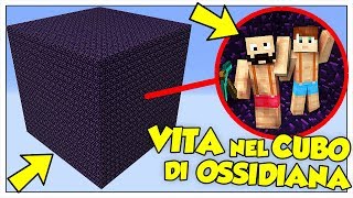 SI PUÒ SOPRAVVIVERE IN UN CUBO DI OSSIDIANA? - Minecraft ITA