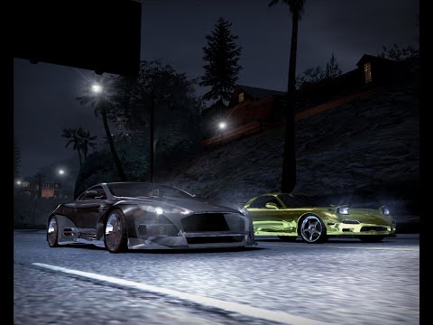 NFS Carbon - Wolf Boss Battle - Mazda RX-7 VS Aston Martin DB9