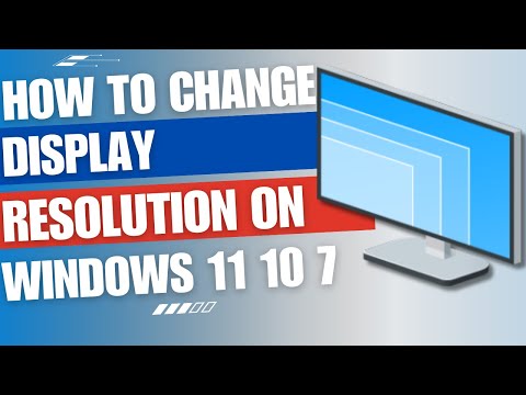 How to change display resolution on Windows 11 10
