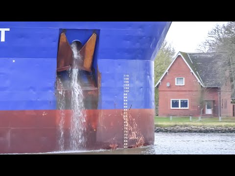 SHIP SPOTTING IN GERMANY! IMPRESSIVE SHIPS IN MOTION!
