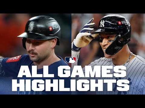 Highlights from ALL games on 10/7! (EPIC Yankees comeback, Cal Raleigh goes DEEP!)