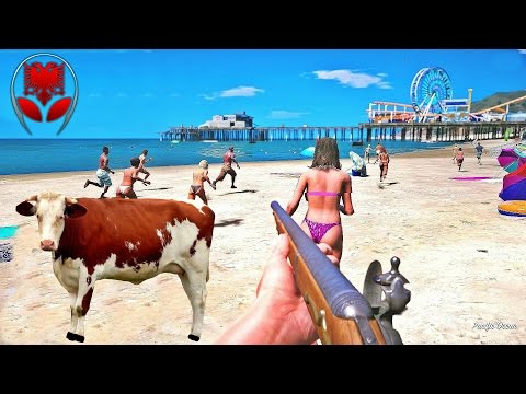 GTA 5 SHQIP - Lopa ne Plazh !! - SHQIPGaming