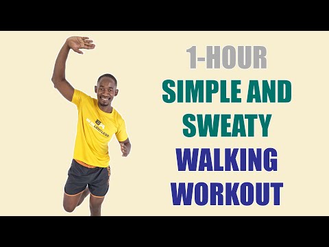 10000 Steps INTENSE Walk at Home Cardio Workout Melt 700 Calories
