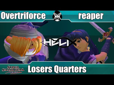 HELIX - Overtriforce (Sheik) Vs. HEIR | reaper (Marth, Fox) - Losers Quarters - Melee