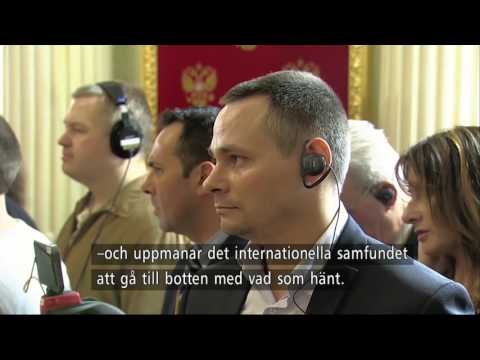 Ryssland vill utreda syrisk kemvapenattack - Nyheterna (TV4)