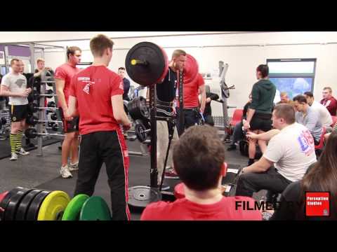TITANIUM POWERLIFTING COMPETITION - SQUAT - JAMES 80KG ROUND 3