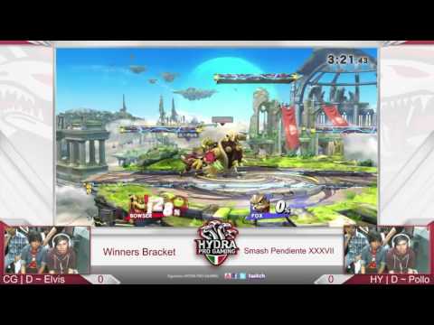 SP XXXVII - CG | D~Elvis (Fox) Vs. HY | D~Pollo (Bowser) Winners Quarters - Smash Wii U - Smash 4