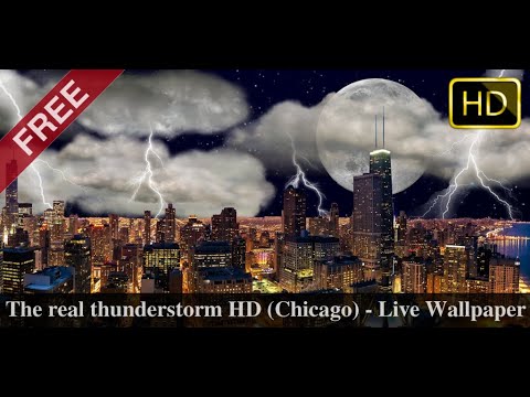 Thunderstorm Chicago - LWP Video