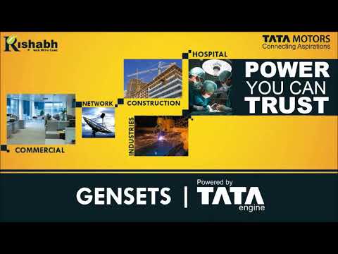 20 kva to 125 kva silent or soundproof tata diesel power gen...