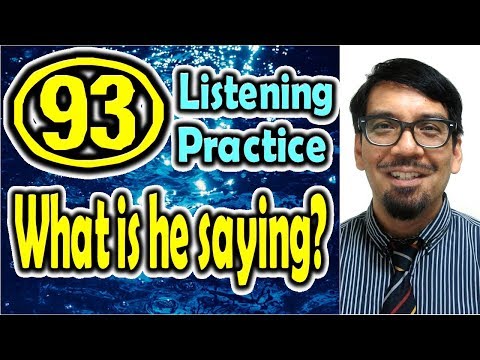 What is he saying?(93) (Listening Practice) [ ForB English Lesson ]