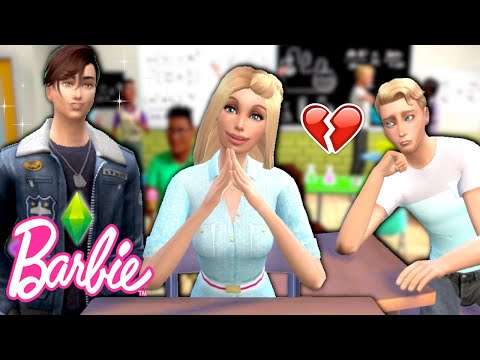 Barbie & Ken Teen HIgh School Roleplay in Sims 4 - Barbie's New Boyfriend?