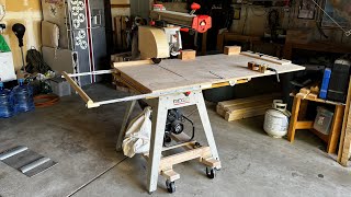 Modified Radial Arm Saw In Action