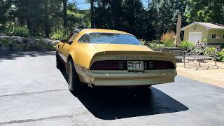 1978 Pontiac Firebird Trans Am Start-up