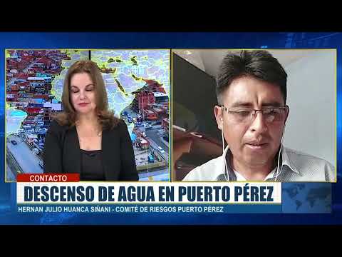Descenso del nivel de agua en Puerto Pérez genera preocupación de pobladores