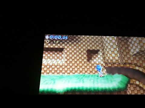 weird sonic generations 3ds glitch
