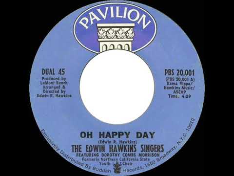 1969 HITS ARCHIVE: Oh Happy Day - Edwin Hawkins Singers (a #2 record--stereo 45)