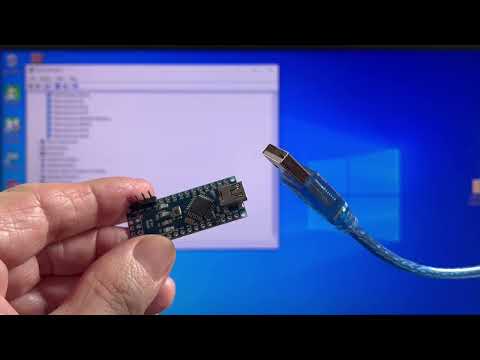 Arduino nano basics programming com and port 232 ch340