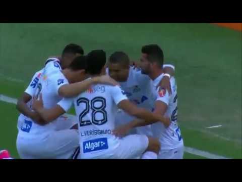 Melhores Momentos - SANTOS FC  1 x 0 Coritiba BRASILEIRÃO 20/05/2017