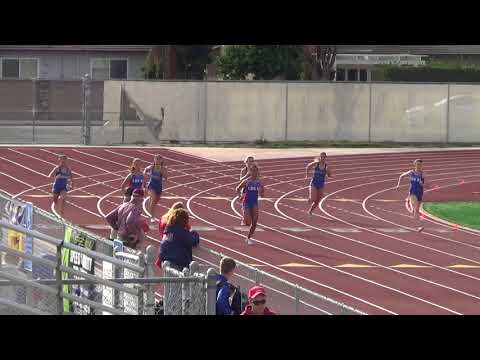 VarG 200m vs Fountain Valley 3-21-18 - Los Alamitos Girls