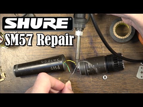 Shure SM57 Mic REPAIR & How to Spot a FAKE