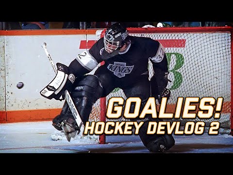 Hockey Devlog 2 - Goalies and NHL 94 Inspired Moves!