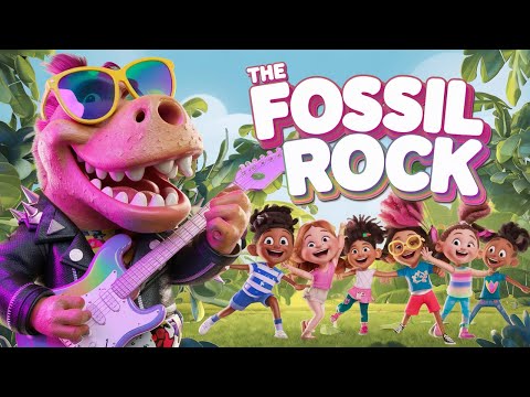 🚀 Fossil Rock! 🦕 | Fun Dinosaur Song for Kids | Dance & Learn with Dino Bones!