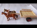 Homemade Mini Bullock Cart How To Make Wooden Horse Cart At Home Easy Cart Home Cracking