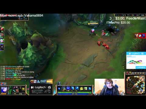 Sneaky duo LemonNation vs xPecake - Ashe vs Graves ADC - League of Legends Gameplay