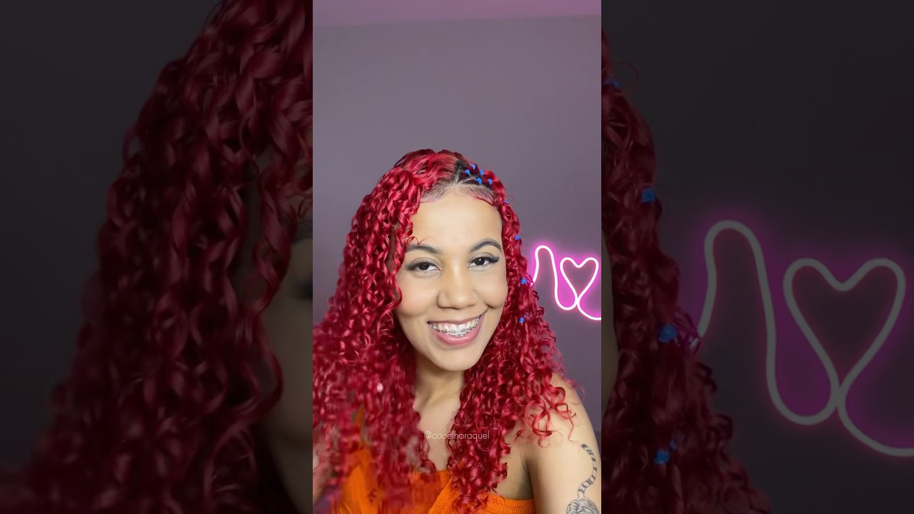 penteado lateral💘💗 @SalonLineBrasil  #salonline #migssalonline #cabelocacheado