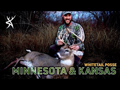 Minnesota PUBLIC LAND Buck & Kansas Crazy RUT ACTION | WHITETAIL POSSE