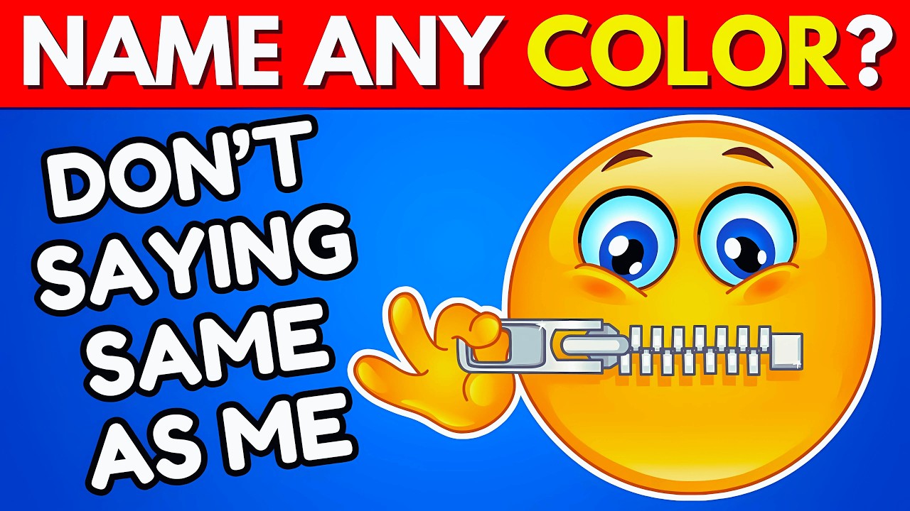 Avoid Saying The Same Thing As Me 🤔 MEGA CHALLENGE 📢