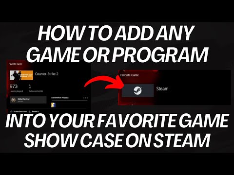 How to Add Any Game/Product to Your "Favorite Game" Showcase on Your Steam Profile [TUTORIAL]