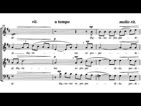 Morten Lauridsen - O Nata Lux (Sheet music video)