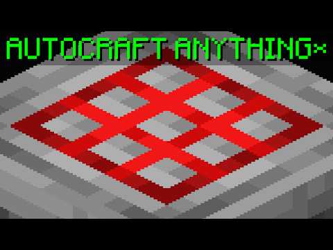 Minecraft 1.21 | Easy Crafting Automation | Universal Crafter Module (Tutorial)